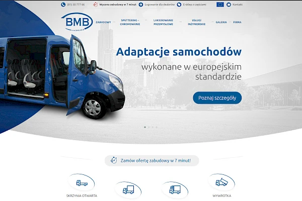 System szybkiego ofertowania dla kontrahentów BMB - sieci salonów samochodowych