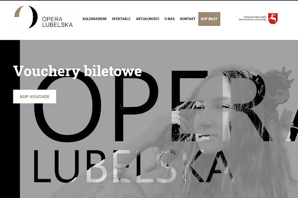 Opera Lubelska nowa strona projekt wygląd